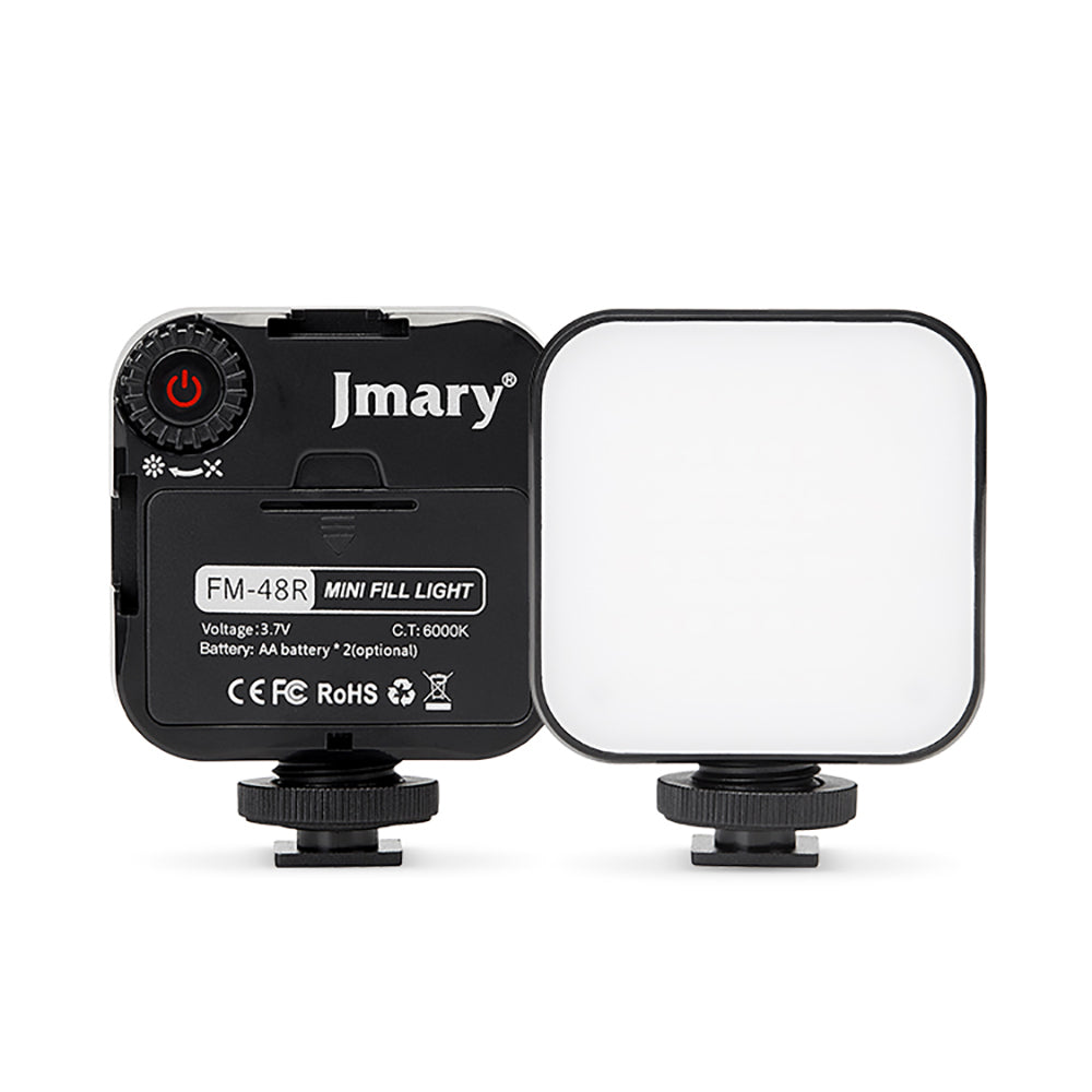 Jmary FM-48R Mini Fill Light Telefon-Kamera Üstü Pilli Aydınlatma Işığı Jmary FM-48R Mini Fill Light Telefon-Kamera Üstü Pilli Aydınlatma Işığı